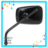TANAX Motorcycle Mirror Napoleon AZ-104-8 Black Universal 8mm Right and Left Thread