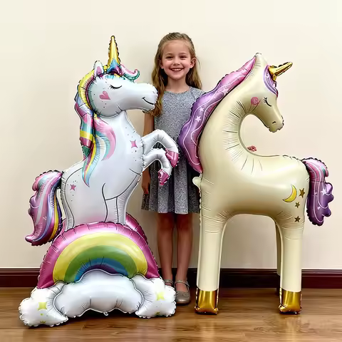 Rainbow Unicorn Balloon Unicorn Party Decor Supplies Unicorn Birthday Party Decoration Baby Shower K