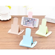 Card Type Mobile Phone Holder Foldable Two-speed Inclined Adjustable Mobile Phone Holder Portable Plastic Mobile Phone Holder