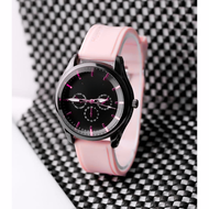 COD Jam Tangan Wanita/Pria Couple Terbaru Tali Rubber Trendy Fashion
