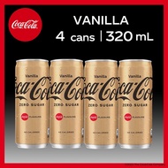 Coke Zero Sugar Vanilla 320ml - Pack of 4