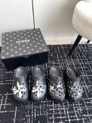 SMFK & CROCS 聯名女款厚底洞洞鞋 36-45碼
