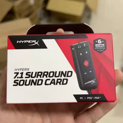 HyperX DSP Cloud Virtual 7.1 Virtual Surround Sound Card Remote Control Built-in DPS for HyperX Clou