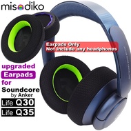 misodiko Upgraded Earpads Replacement for Soundcore by Anker Life Q30 / Q35 Headphones
