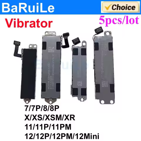 5pcs Taptic Engine Vibrator Vibration Flex Cable For iPhone 7 8 Plus 11 Pro Max 12 Mini X XS XR XSM