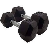 Dumbbell/kettler hexagonal dumbbells rubber 4kg