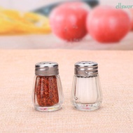 ELLSWORTH Seasoning Bottle Portable Glass BBQ for Picnic Outdoor Cooking Tool Spice Bottle