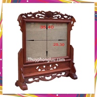 Picture Frame with 2 Horizontal Worship Photos in Incense Wood Size 25x35