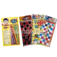 Aeroplane/Draught/Snake & Ladder Game Set