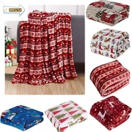 CAUSI Sofa Blanket, Elk Snowflake Soft Cosy Snuggle Blanket,  Winter Warm Flannel Washable Christmas