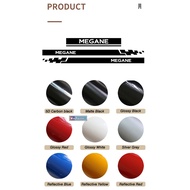 Racing Sport Car Hood Decal Bonnet Body Kit Side Stripes Skirt Sticker For Renault Megane 2 3 4 RS T