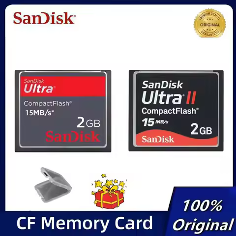 Original SanDisk 2GB CF Memory Card Ultra CompactFlash Card 15MB/s UDMA Flash Card Memory Card