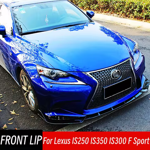 For Lexus IS250 IS350 IS300 F Sport 2014 2015 2016 Bodykit Car Front Bumper Splitter Lip Chin Spoile
