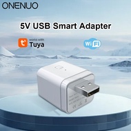 Micro USB Adapter Switch Tuya Smart WiFi Mini USB Power Adaptor 5V Works with Hey Google Alexa Alice