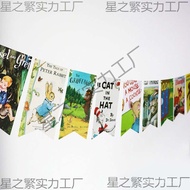 Fishtail Class Bunting Ring String Decoration Creative Pull Picture Book Teaching Aids Classroom Lay