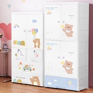 Extra Large Double Door Bedroom Organizer Clothes Toys Children Storage 65 Sundries Snacks Wide Draw