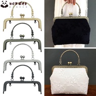 WONDER Purse Clasp Frame, Bag Hardware Metal Purse Frame Kiss Clasp, Mini Vintage Bag Kiss Clasp Loc