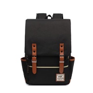DCLX Vintage Laptop Backpack 15.6 Inch Waterproof Large Capacity School Bag 22 Colors Wear‑Resistant