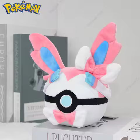 Pokemon Sylveon Poké Ball Plush Toys Snorlax Mewtwo Charizard Master Great Ultra Beast Ball Hot Anim