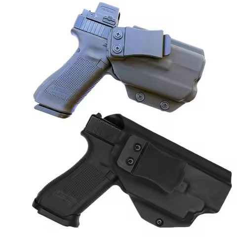 Concealment Internal Kydex Holster Glock 17 19 22 23 25 31 45 Gen 5 with Olight PL Mini 2 Valkyrie C