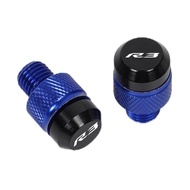 For Yamaha YZFR3 YZF R3 YZF-R3 Accessories Motorcycle CNC Mirror Hole Plugs Screws Bolts Cover Caps