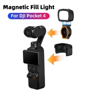 BRDRC Magnetic Fill Light for DJI Osmo Pocket 4 Mini Led Light Video Photography Lighting Vlogging A