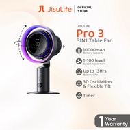JisuLife Table Fan Pro 3 Air Purification 100 Levels Adjustable Led Display Timeable Household Offic