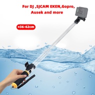 ทุ่นลอยน้ำแบบยืดหดได้กันน้ำใสสำหรับกล้องโกโปรฮีโร่10/9/8/7/6/5/4/3 SJCAM ขาตั้งกล้องเซลฟี่ชอล์กฝนหัวคิวไม้บิลเลียดลอย(Float Stick)