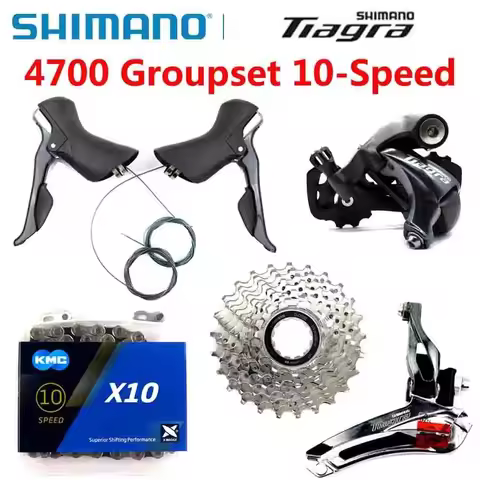 SHIMANO Tiagra 4700 2x10 Speed Groupset 4700 Derailleur ROAD Bicycle 20s Derailleur Kit 11-25 12-28 