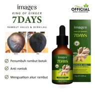 SERUM PENUMBUH RAMBUT & MENEBALKAN PERTUMBUHAN RAMBUT IMAGES KING OF GINGER 7DAYS ORIGINAL