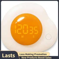 Egg Timer - Magnetic Kitchen Timer with Large LED Display & Preset Buttons (8 Min Soft Boiled) Easy 