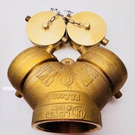 Siamese Twin 4 X 2 1/2'' X 2 1/2 inch 100 x 65 mm x 65mm Fire Department Connection for  Dry with CA