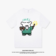 【Infj Newbie】Mbti Personality Type Green Old Man Short Sleeve T-Shirt Cartoon Summer Cotton Half Sle