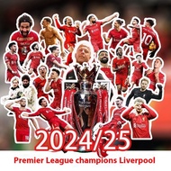 2025 EPL Liverpool Sticker Collection Arnold Van Dyke Sobochi Alisson Surrounding Football Stickers