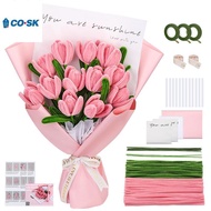 COUTR 1Set Fuzzy Wire Encrypted For Roof Top Knitting Strip Material Paage Super Density DIY Flower 