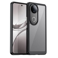 全城熱賣 - 適用於vivo V50 炫彩系列 亞克力+TPU手機殼（黑色）
