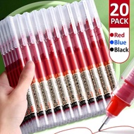 Pen dakwat gel pen bola bergolek 0.5 mm dakwat cecair halus pen bola gel cepat kering tulisan licin 