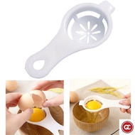 QC 1 Pc Kitchen White Plastic Egg Yolk Separator / Food-grade Egg Divider / Egg Protein Separation T