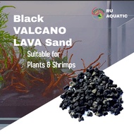 BLACK LAVA SAND PASIR MALANG AQUASCAPE AQUARIUM