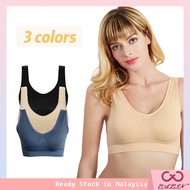 Seamless Bra Cotton Full Cup Breasthable Tops Soft Breathable Underwear without pads SP820