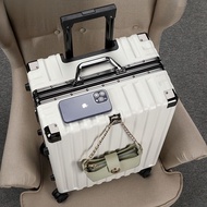 Durable aluminum frame luggage with large capacity pull rod luggage student luggage