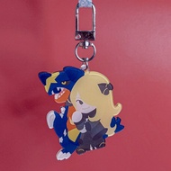 Cynthia And Garchomp Pokemon Borderless Acrylic Charm