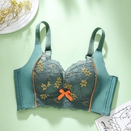 Plus Size Cup B/C Full Cup Bra Women BRA Wireless Bra Thin Span Padding Baju Dalam Bra Wanita Penuh 