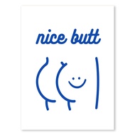 Funny Colorful Canvas Painting Nice Butt Wall Art Please Dont Drink Coke in the Bathroom Art Poster 