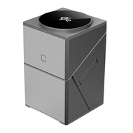 ADAM elements 亞果元素 Qi2立方體智慧型三合一旅行磁吸無線充電座 Mag Qube 6.6 x 6.6 x 10.5cm 286g 1個  銀色