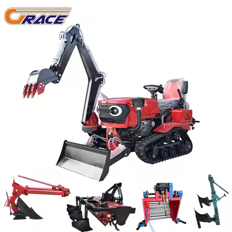 Customization Mini Crawler Tractor 25hp 30hp 35hp 40hp 50hp with Rubber Tracks Crawler Tractor for S