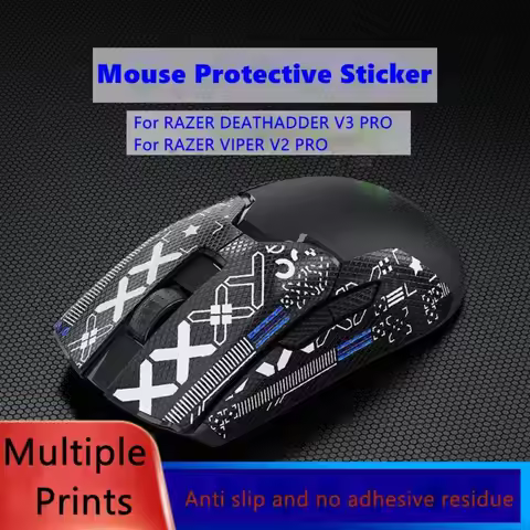 Sweat Absorption Mouse Protective Sticker Wear Resistant Antiskid Anti Sweat Patch for RAZER DEATHAD