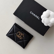 Chanel 19系列 卡夾 卡包 扁卡夾 芯片款
