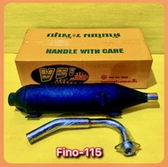 ท่อผ่าหมก ท่อ FINO-115 รุ่นมีอาร์ม ,MIO-MX ,FINOเกย์แยก มอก. : VCT