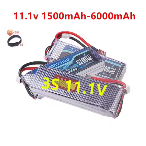 3S 11.1V Lipo Battery 1500MAH 1800MAH 2200mah 2800MAH 3300mAh For RC Drones Quadcopter Helicopter Ca